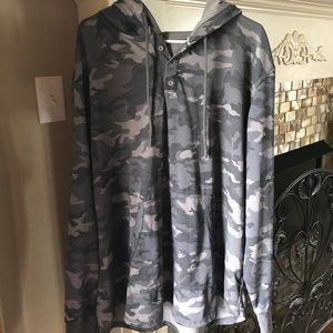 Vintage Grey Camo George Hoodie